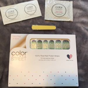 NWT Color Street Pacific Waters Nail Polish Strips